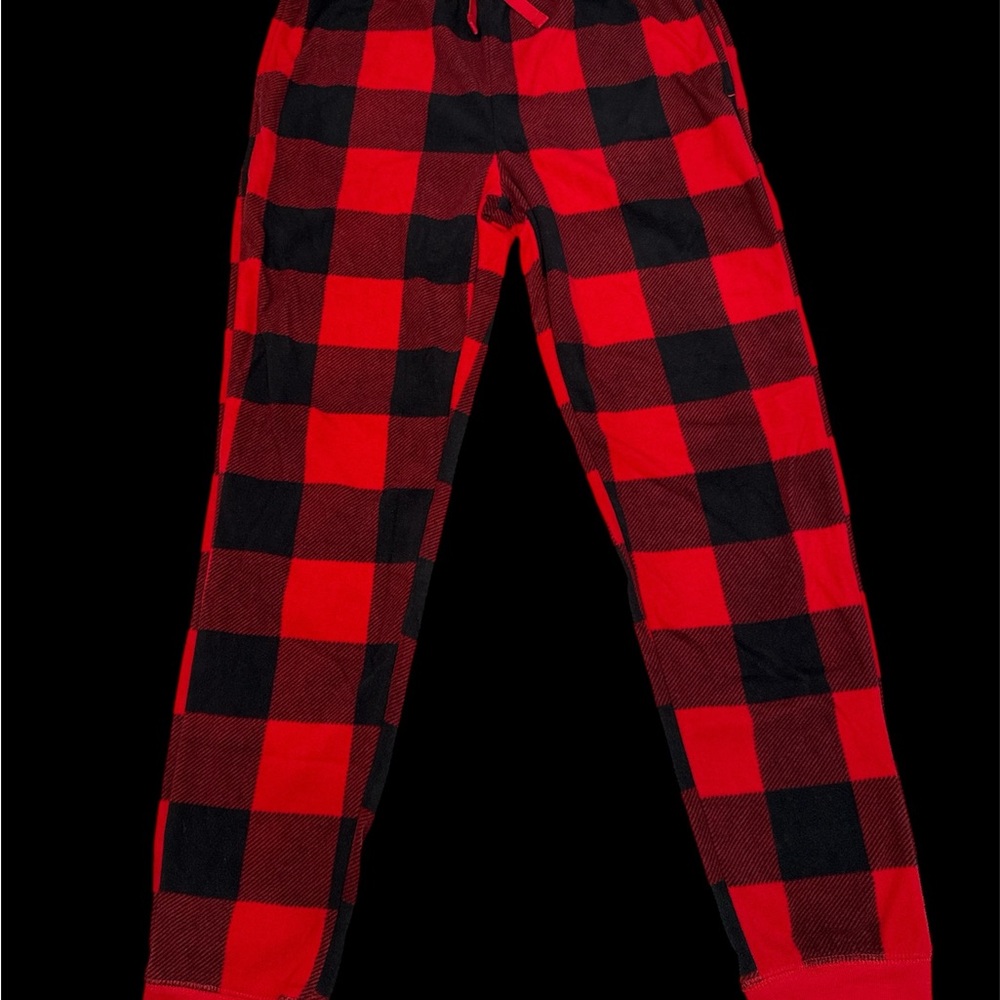 Old Navy Red and Black Checkered Pajama Pants
